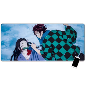 사용자 정의 하이 퀄리티 친환경 고무 XL XXL 대형 컴퓨터 키보드 데스크 패드 애니메이션 게임 마우스 패드 - Product Image 5