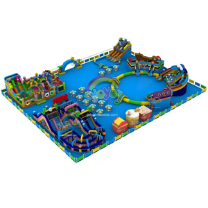 Parque de Atracciones Inflable de PVC de Grado Comercial de 0.55 mm, Personalizable, para Interiores y Exteriores, con Kit de Reparación Incluido - Product Image 4