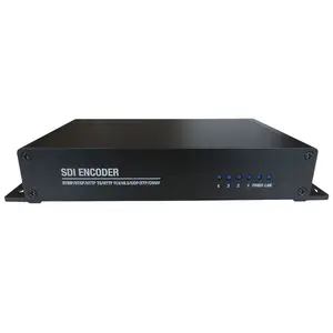 Convertitore da cavo sdi 4ch a ip encoder hdcp per sistema iptv dell'hotel