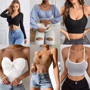 Liquidation Lin : Vêtements pour femmes en gros, robes décontractées, t-shirts, emballage mixte, livraison aléatoire, vêtements en stock - Product Image 3