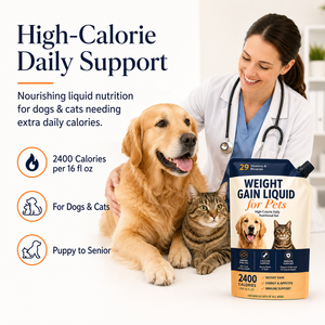 Gel Energético Líquido de Alta Calidad Calórica para Perros y Gatos, 16oz, Rico en Nutrientes, Complemento Alimenticio con Aceite de Salmón y Proteína de Suero - Product Image 2