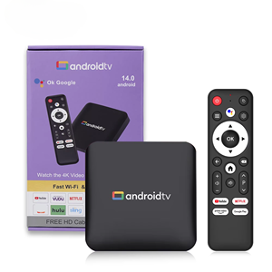 Nhà máy trực tiếp Android TV Box hỗ trợ 4K video 8GB RAM 128GB ROM Quad Core Processor đối với <span class=keywords><strong>Google</strong></span> TV đa ngôn ngữ Amlogic S905 - Product Image 1