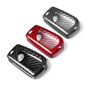 Funda de Fibra de Carbono T-Carbon para Llave de Coche Toyota <span class=keywords><strong>Corolla</strong></span> Camry Highlander <span class=keywords><strong>Corolla</strong></span> RAV4, Protector de Llave Remota para Llave Plegable - Product Image 1
