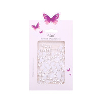 Nouvelle perle ongles accessoires sac mignon 3D fond plat Alien amour pêche coeur perle Nail Art