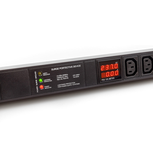 Gelongtu IEC320-C13 ชุดจ่ายไฟ PDU โครงอะลูมิเนียมอัลลอยด์ พร้อมมิเตอร์ดิจิตอล ป้องกันไฟกระชาก 30A 240V ปลั๊ก L6-30P 8 ช่องเสียบ ได้รับมาตรฐาน CE/ETL รับประกัน <span class=keywords><strong>3</strong></span> ปี - Product Image 2