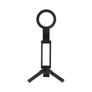 Pocket Magnetic Phone Tripod Stand For Mobile Phone Desktop Live Streaming Selfie Holder Black Plastic Material - Product Image 5