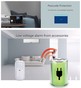 ระบบเตือนภัยตรวจจับการบุกรุก TY-G34 4G Tuya Smart 433MHz WiFi 4G ใช้พลังงานแบตเตอรี่แบบชาร์จได้ ผลิตจากพลาสติก ABS - Product Image 6