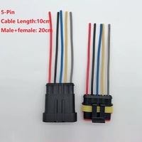 AMP voiture étanche connecteur de fil électrique prise de borne HID Auto faisceau de câblage de voiture avec fil pour bateau, camion, voiture, scooter,