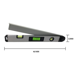 Détecteur de niveau numérique et d'angle numérique à affichage rétroéclairé LCD 2-en-1 de haute précision de 450mm pour instruments de mesure de niveau de précision - Product Image 1