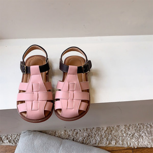 Sandales d'été coréennes colorées pour enfants, sandales de plage ajourées, sandales à semelles souples pour enfants - Product Image 6