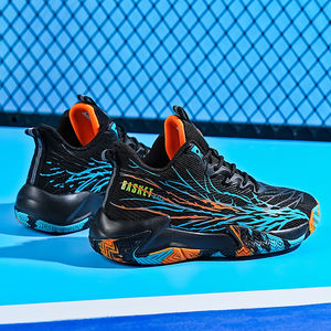 Chaussures de basketball montantes <span class=keywords><strong>pour</strong></span> hommes grandes tailles, baskets athlétiques respirantes et amortissantes <span class=keywords><strong>pour</strong></span> l'entraînement et les sports de plein air, <span class=keywords><strong>pour</strong></span> pieds larges - Product Image 6