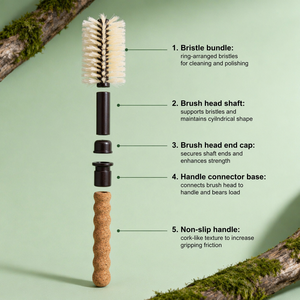 Cepillo Redondo de Cerdas de Jabalí con Mango <span class=keywords><strong>Corto</strong></span> de Madera para Peinar el Cabello, Herramienta de Peluquería y Salón - Product Image 6