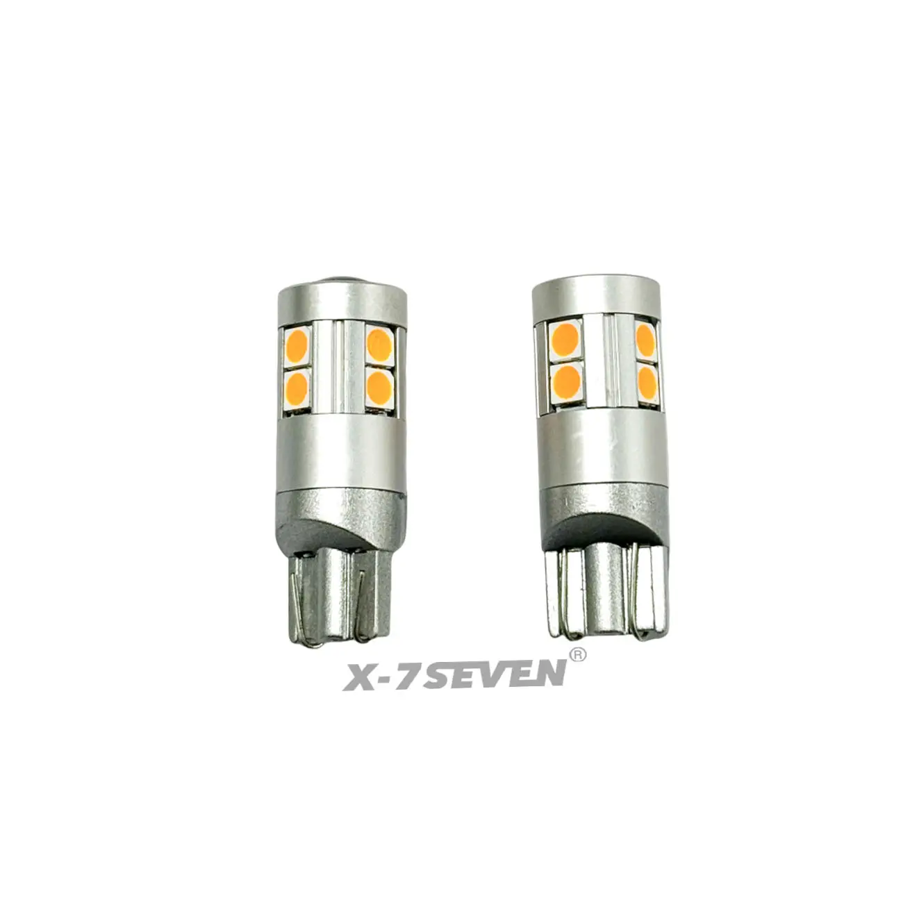 مصابيح ليد Canbus طراز X-7SEVEN T10D 194 W5W 18SMD 3014 لون أبيض مصابيح داخلية ليد للسيارات 168 مصباح ليد للسيارات العالمية