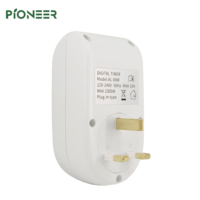 Interruptor Temporizador Digital LCD AL-06W PIONEER, Regulador de Voltaje Electrónico Programable 220V-240V, Controlador de Iluminación de Pared