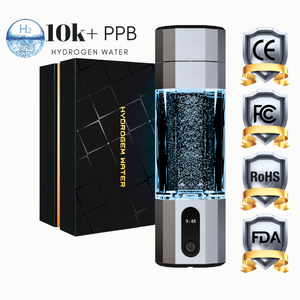 Bouteille d'eau portable 208 ml sans BPA avec générateur d'eau riche en minéraux SPE, rechargeable par USB, pour usage domestique et extérieur, fabrication OEM/ODM - Product Image 1