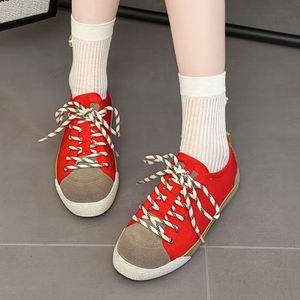 Zapatillas Deportivas Casuales de Mujer, Estilo Retro, con Cordones, de Cuero Genuino Coreano, Planas, para Entrenamiento, Primavera 2026, Nuevas, Versátiles, Marca Agam - Product Image 3