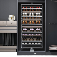 HNOSS Kleiderschrank Soft-Closing Schuhablage Organizer 8-stufiges Metall 360° Ausziehbares Rotierendes Schuhregal