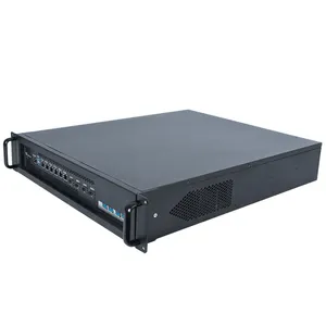 Piesia 12th Gen Intel Mini Pc Fabriek Direct Lga1700 6lan 4sfp 10G Industriële Firewall Netwerkbeveiligingsserver Draadloos