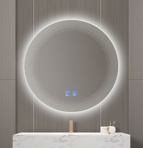 Lámpara <span class=keywords><strong>led</strong></span> moderna con control táctil para <span class=keywords><strong>espejo</strong></span> de baño, luces inteligentes de pared con atenuación continua de diseño, para maquillaje y baño - Product Image 4