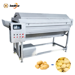 Machine industrielle <span class=keywords><strong>de</strong></span> lavage et <span class=keywords><strong>de</strong></span> pelage à rouleaux pour pommes <span class=keywords><strong>de</strong></span> <span class=keywords><strong>terre</strong></span>, carottes, gingembre et patates douces - Product Image 4