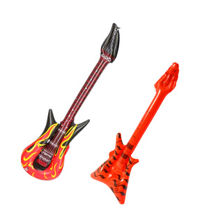 Globo de Juguete Inflable de PVC al por Mayor, Guitarra Falsa, Recuerdo para Fiestas de Rock Punk y Accesorio de Disfraz - Product Image 1