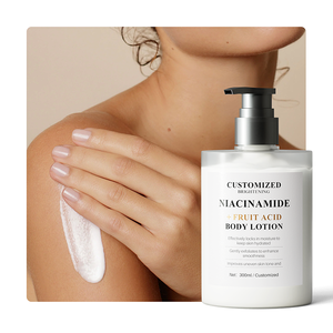 Etiqueta privada Producto DE CUIDADO DE LA PIEL personalizado Niacinamida <span class=keywords><strong>Hidratante</strong></span> Blanqueamiento <span class=keywords><strong>Leche</strong></span> <span class=keywords><strong>Corporal</strong></span> Loción <span class=keywords><strong>corporal</strong></span> para adultos Libre de crueldad - Product Image 2