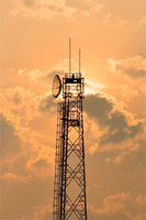 Tour de télécommunication en tube d'acier à 3 pieds, vente en gros |   Accessoires en acier galvanisé à chaud pour tours d'antennes de signalisation de communication