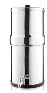 Seau à eau <span class=keywords><strong>propre</strong></span> en acier inoxydable <span class=keywords><strong>de</strong></span> 8,5 L, filtre à eau par gravité pour le camping en plein air, ensemble <span class=keywords><strong>de</strong></span> purificateur d'eau, marque SIR, modèle S24072308 - Product Image 3