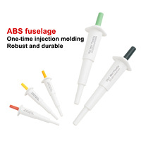 Mini-pipette personnalisée à volume fixe, accessoire pour kit d'analyse IVD, 10-300 µl, codée par couleur, compatible avec les embouts standard