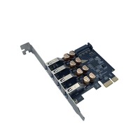 G-karve New High-speed SATA Powered Desktop PCI-E Graphics Card Adapter with Fan Cooling 4-port USB3.0