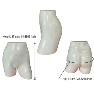 Witte dames torso mannequin voor het etaleren van ondergoed, lingerie en badkleding - Product Image 1