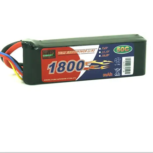 Batteria lipo 1800mah 3S batteria ricaricabile per auto Lipo ai polimeri di litio ad alta velocità 11.1v rc