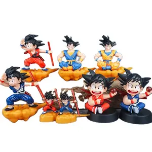 LINDA mainan OEM Anime Jepang bola naga 6 inci son Goku super Saiyan mainan Model kartun tokoh aksi Anime