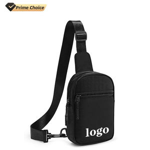 Özel su geçirmez asma sırt çantası omuz sapan omuz çantası erkekler seyahat yürüyüş sırt çantası kemer kalça göğüs erkekler için Crossbody çanta - Product Image 1
