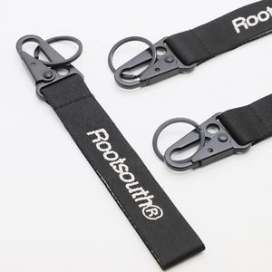 Wholesale Custom Jacquard Keychain <b>Lanyard</b> Tactical Style <b>Polyester</b> Wrist Strap for Streetwear Brand Promotional Swag - Product Image 4