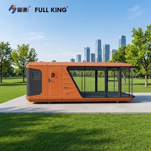 Casa Cápsula Prefabricada de Aluminio Micro Modular, Casa Móvil Inteligente, <span class=keywords><strong>B</strong></span>&<span class=keywords><strong>B</strong></span>, Oficina, Sala de Estar, Diseño Moderno con Energía Solar - Product Image 4