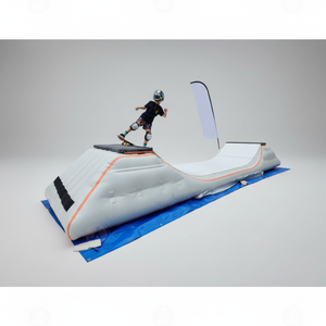 Rampe de <span class=keywords><strong>skate</strong></span> gonflable personnalisée en usine rampe de skateboard gonflable ultime parfaite rampes évolutives pour les fêtes et les événements - Product Image 1