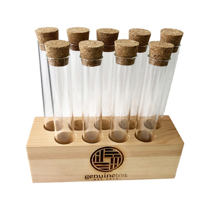 Деревянная пробирка, стойка для держателя очков, 12 трубок или индивидуальная Емкость