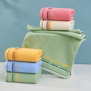 Pure Cotton Thickened Hand Towel 35x75cm <b>Soft</b> Absorbent Rectangle Eco-Friendly Gift Towel With Embroidered Logo Customization - Product Image 2