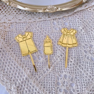 Decorazione per Torte in Acrilico con Incisione Laser, Topper per Torte Festive per Ragazzi e Ragazze - Product Image 3