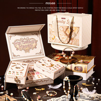 Boîte à bijoux en plastique Mobee Beautiful Starlight Radiance Treasure Zhejiang, fabrication artisanale, cadeau d'anniversaire pour filles, avec perles