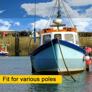 Support de canne à pêche rotatif pour voiture de plage ATV bateau chariot nouvelle pince de montage de poteau de vélo en plastique pour accessoires marins chaise de pêche - Product Image 5