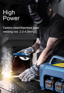 Máquina de Solda <span class=keywords><strong>ARC</strong></span> TIG de Alta Potência 160A, Máquina de Soldagem a Bateria Recarregável com 4 Pacotes de Bateria de 60A para Longa Duração - Product Image 4