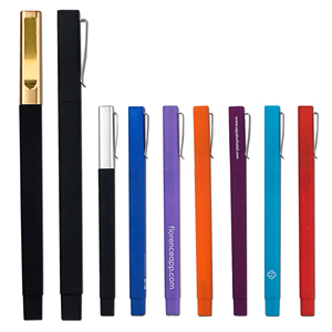 Hot Sale Writing Square Barrel Ballpoint <b>Pen</b> with Personalized Custom Printed Logo Bulk Plastic Black Rubber Hotel Promotional - Product Image 1
