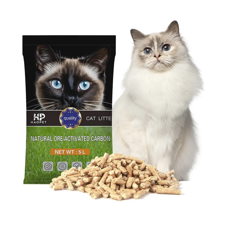 猫砂高吸収性脱臭パイン材猫用リターペット製品100% 粗松材