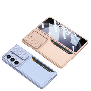 Protection d'objectif réglable, <span class=keywords><strong>coque</strong></span> avant en verre de haute qualité, antichoc, avec porte-cartes pour étui de téléphone portable PC Z Fold 6/5 - Product Image 3