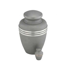 Urna de cremación de estilo americano para adultos, urna conmemorativa de Metal hecha a mano para cenizas, entierro, recuerdo para adultos, suministros funerarios - Product Image 1