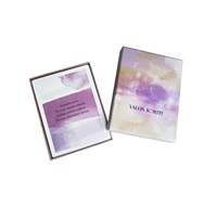 Impression personnalisée en gros Poker jeu de cartes personnalisé impression carte d'affirmation positive Question Conversation jeu de cartes Deck
