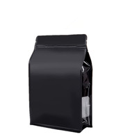 Sacs en aluminium à fermeture éclair imprimés en couleur personnalisée, fond plat, emballage pour biscuits et en-cas, pochette à fermeture éclair