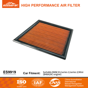 Filtro Aria a Pannello Lavabile ad Alto Flusso EDDYSTAR per BMW X1/Serie 1/Serie <span class=keywords><strong>2</strong></span>/Mini (B48A20C) ES9919 - Product Image 2